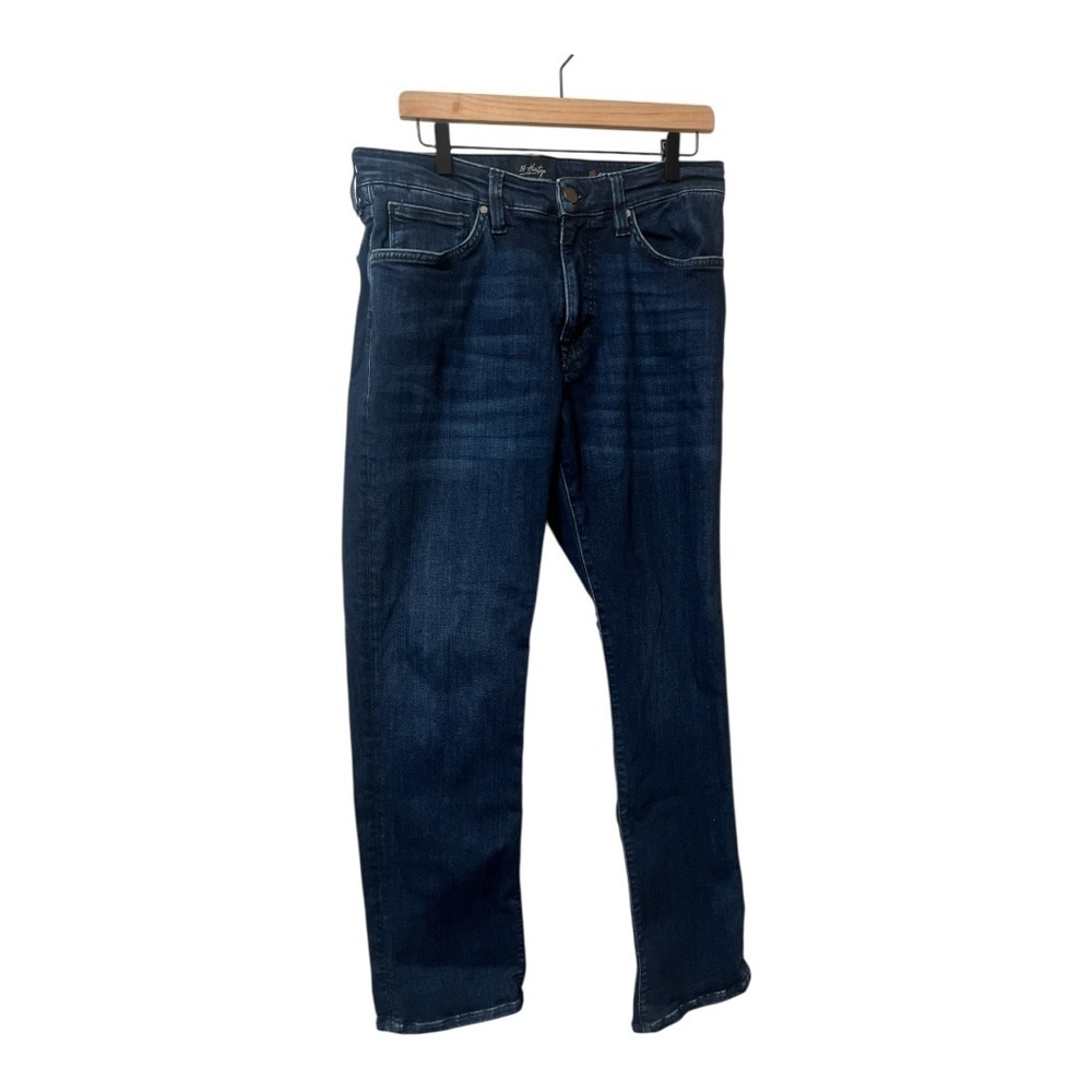 34 Heritage Charisma Comfort-Rise Classic Luxury Men's Blue Jeans - Picture 1 of 4